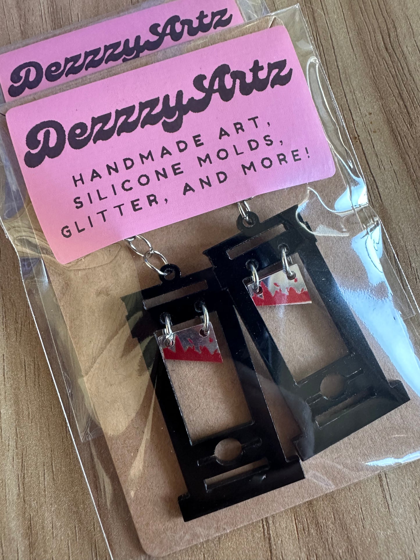Bloody Guillotine Earrings