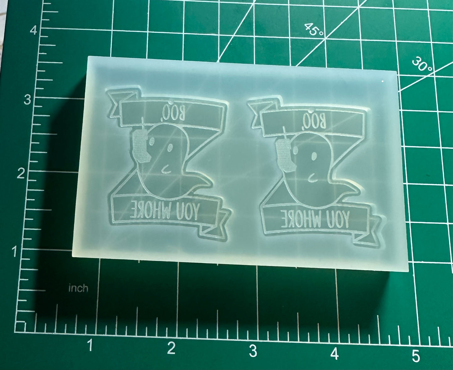 ‘Boo, You Whore’ Earrings Mold