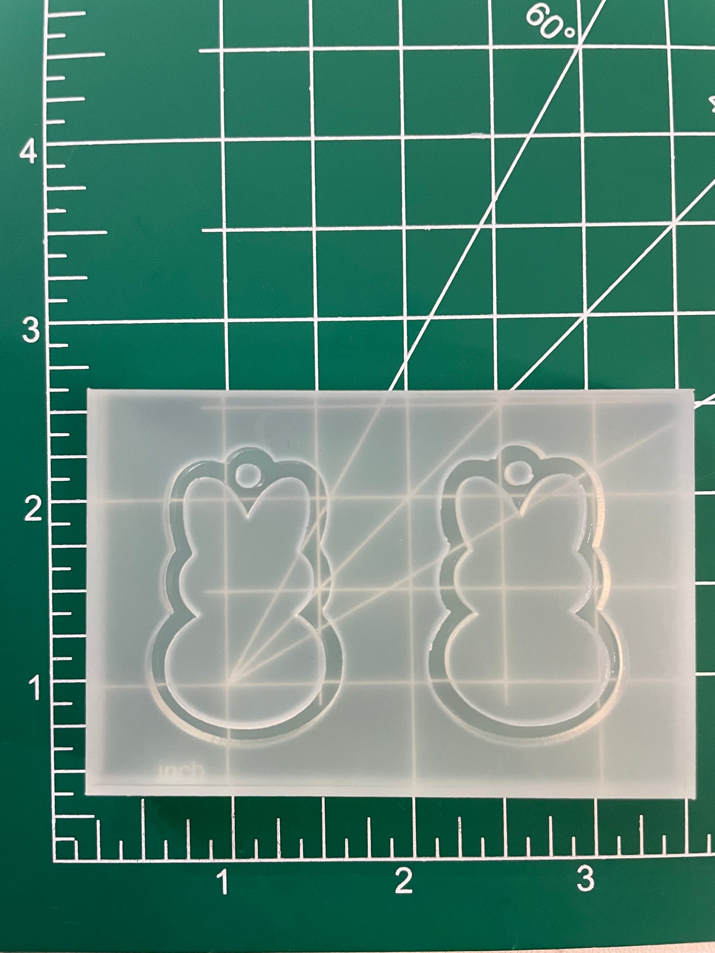 Peep Bezel Earrings Mold