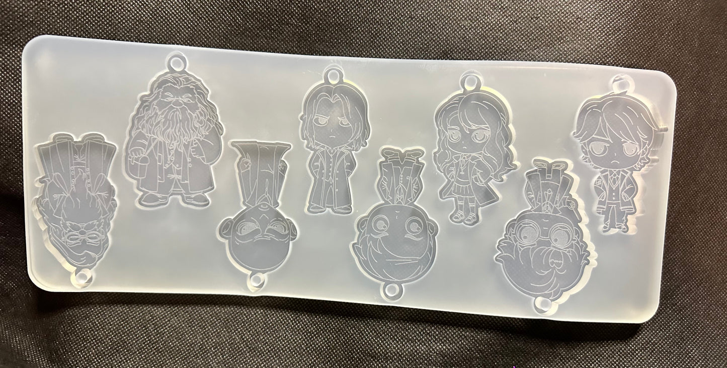 Harry Potter Character Keychain Molds