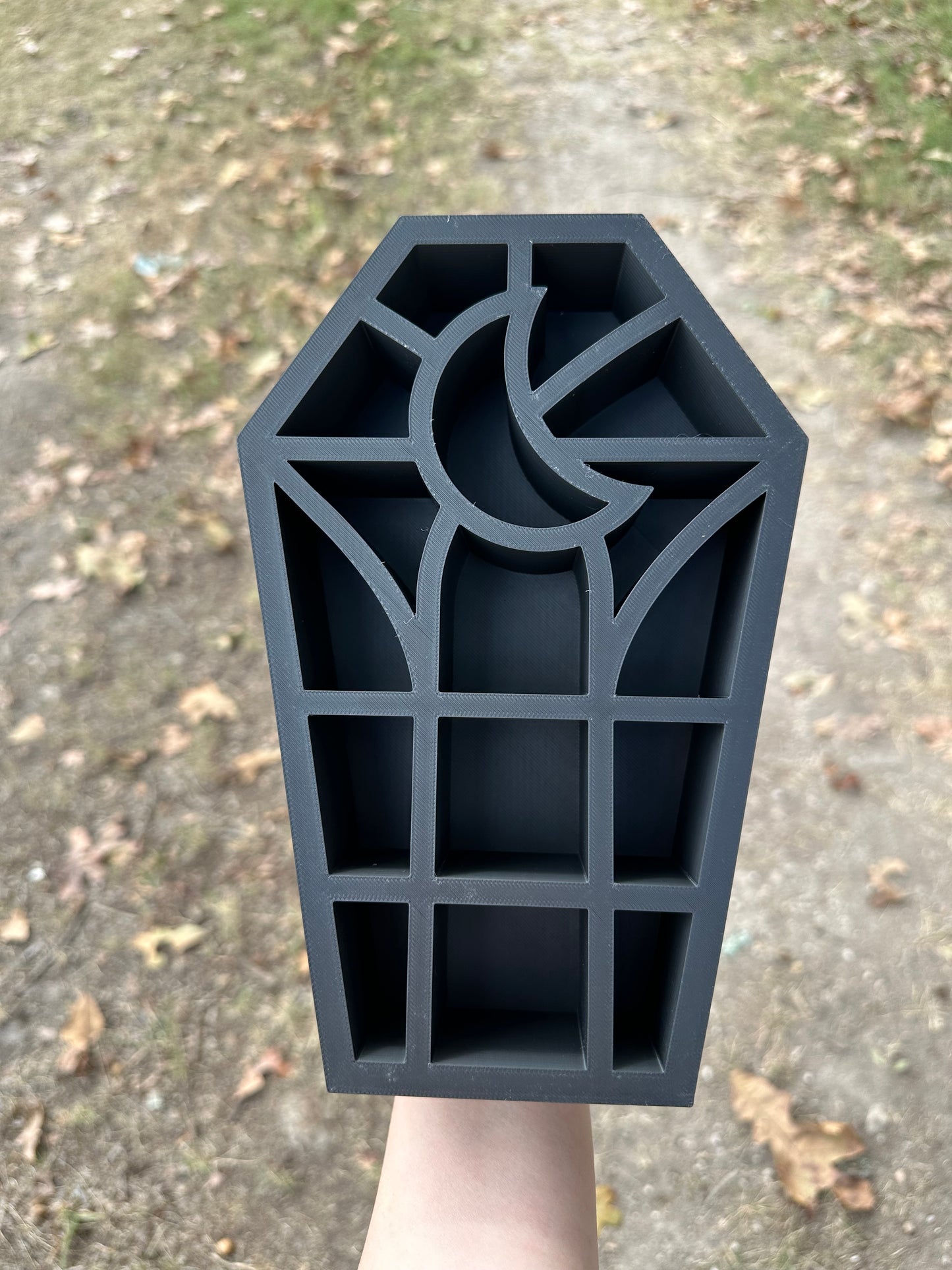 3D Coffin Crescent Moon Shelf Mold
