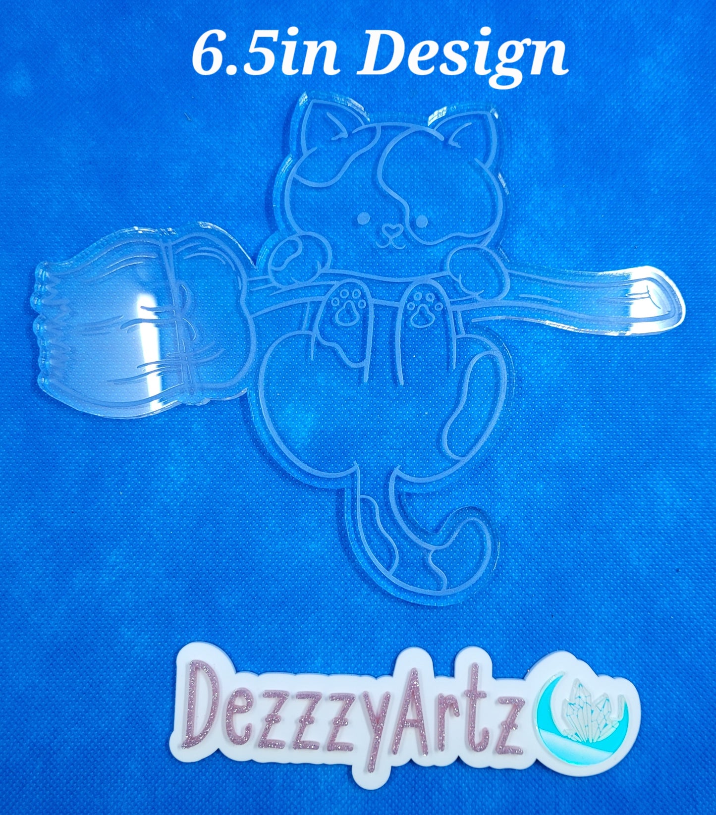 Kitty Broomstick Mold