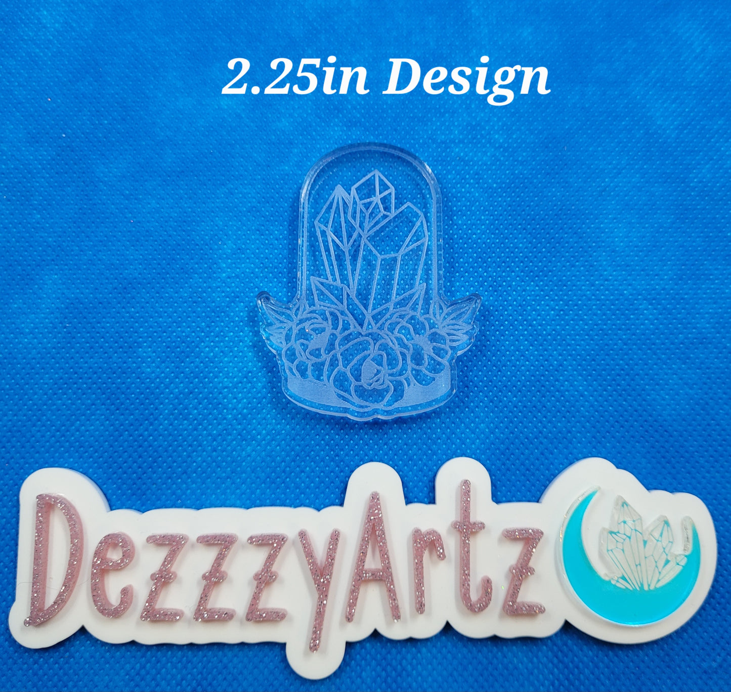 Enclosed Floral Crystals Mold
