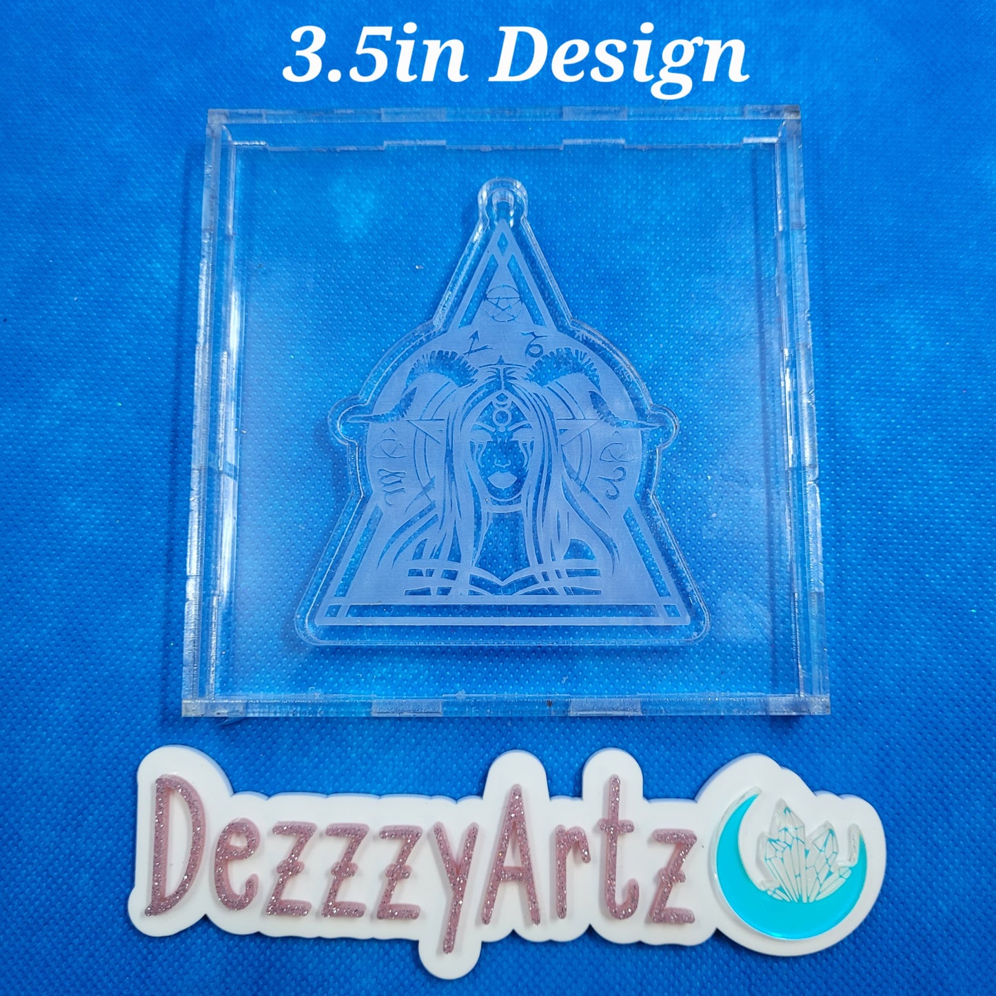 Witchy Horned Celtic Goddess Mold