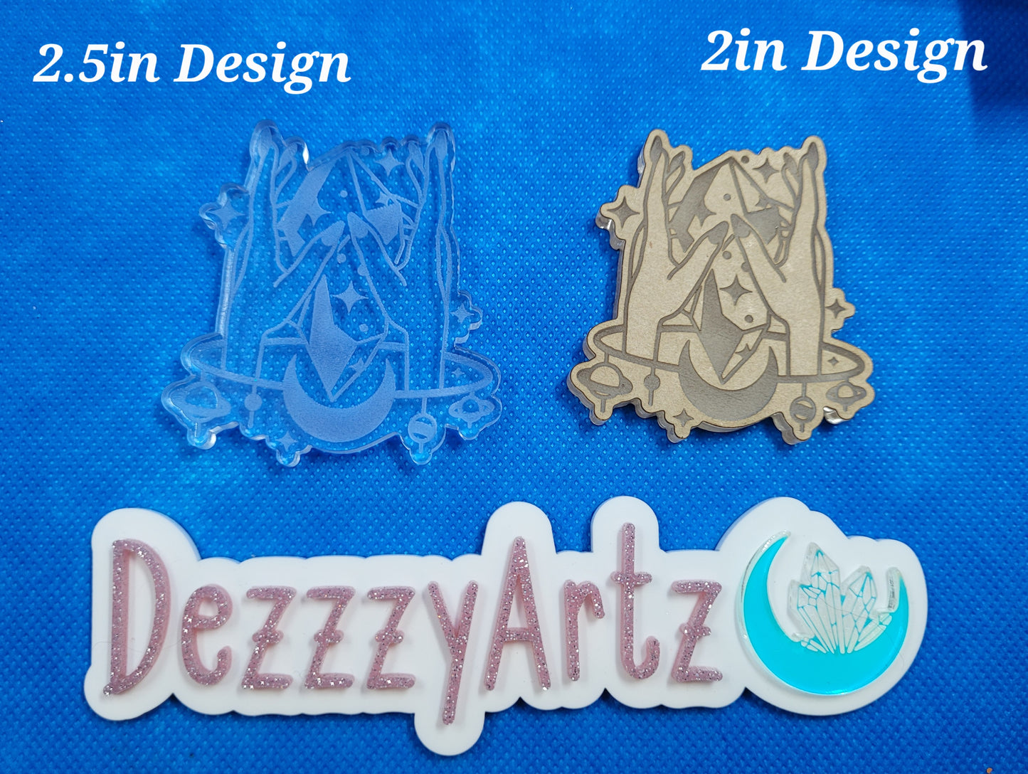 Celestial Healing Hands Crystal Mold