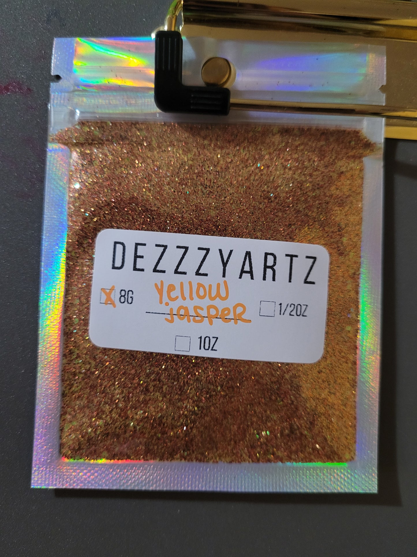 Yellow Jasper DezzzyArtz Glitter