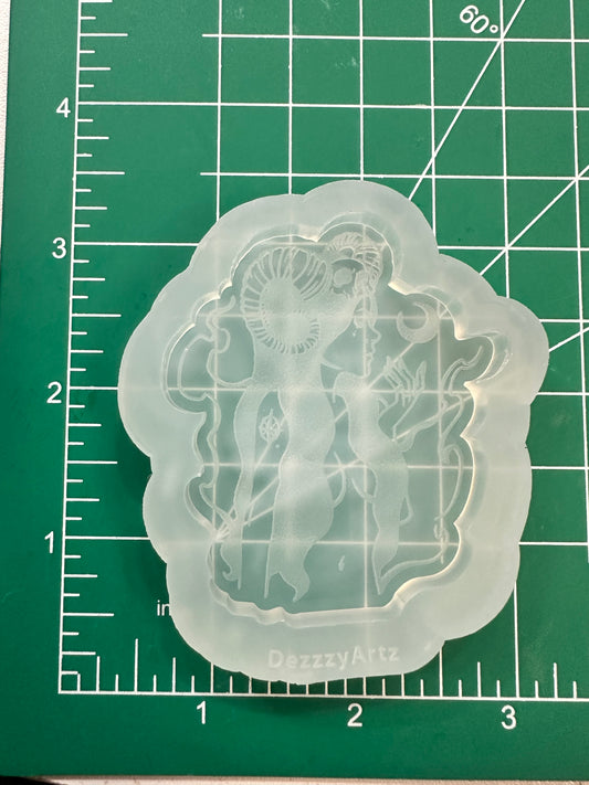Horned Witchy Woman Mold