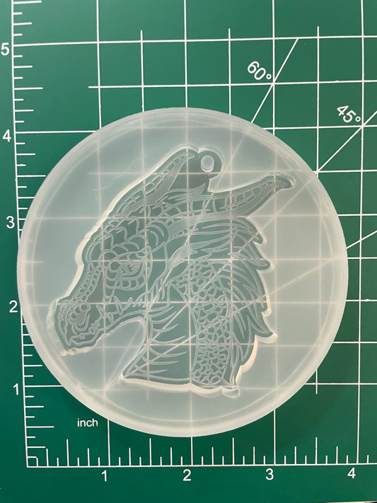 Dragon Head Keychain Mold