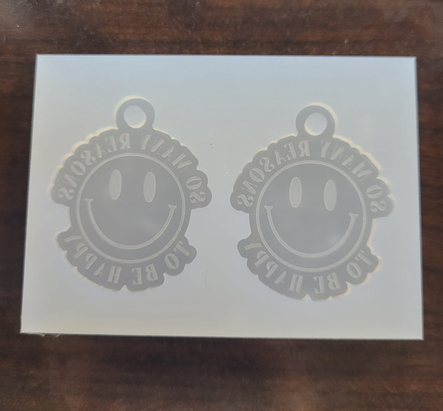 Skull Teardrop Earrings Mold