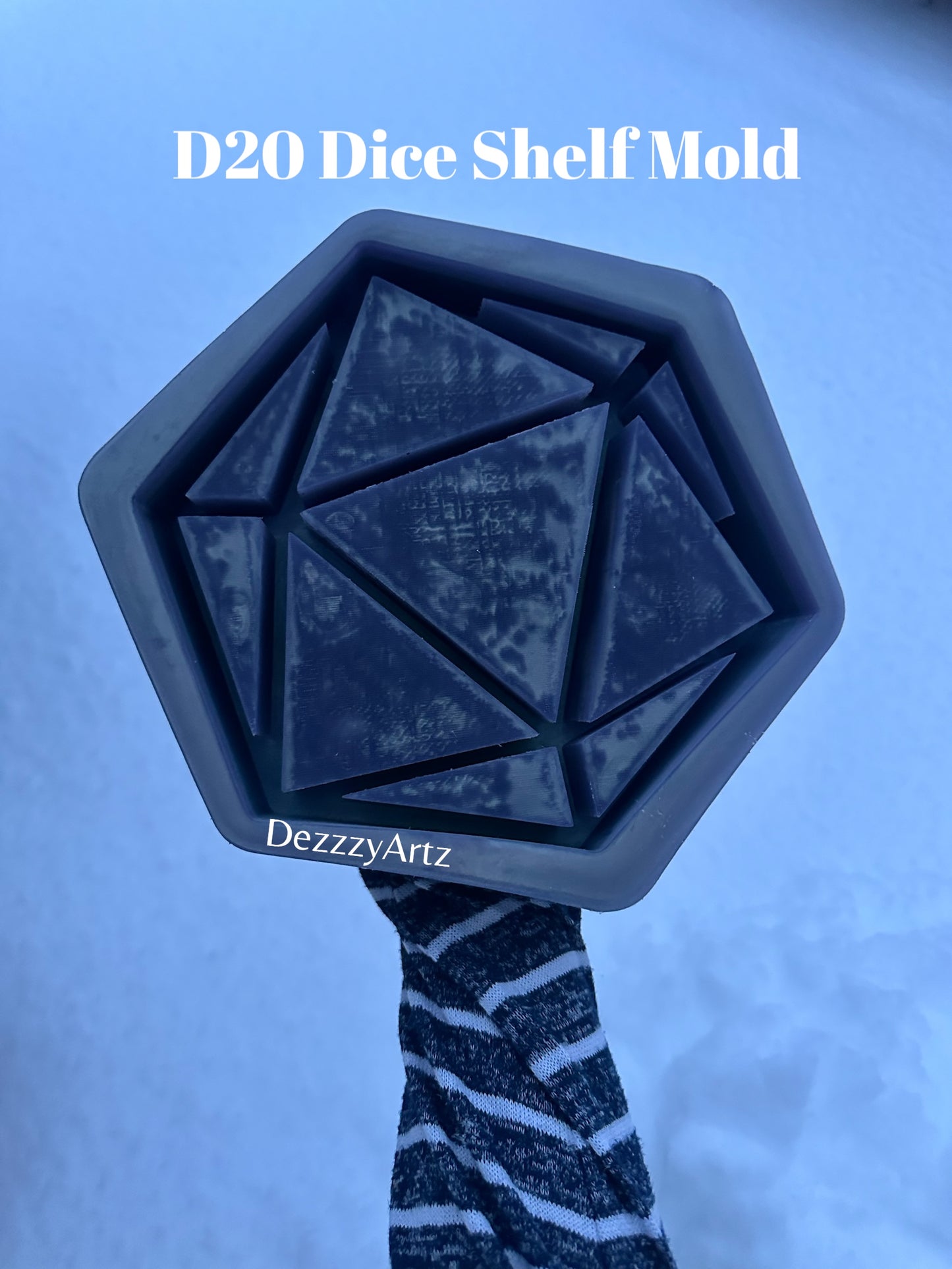 D20 Dice Shelf/Dice Tray Mold