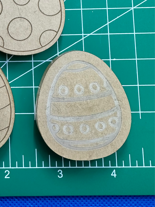 Striped & Spotted Easter Egg Keychain Mold