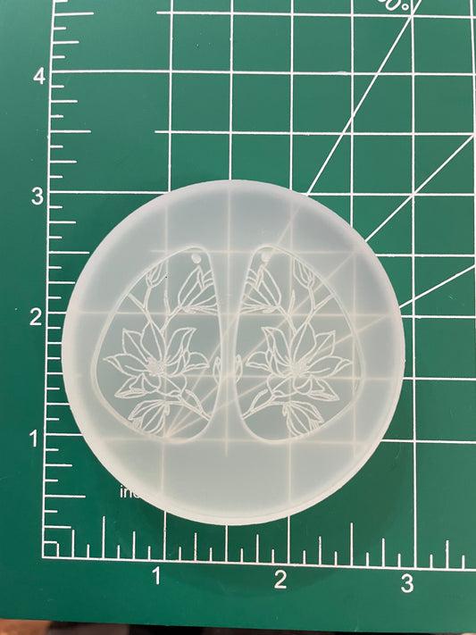 Flowers Earrings Mold