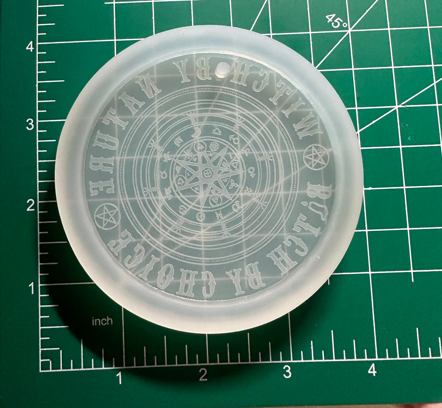 ‘Witch by nature, bitch by choice’ Keychain Mold