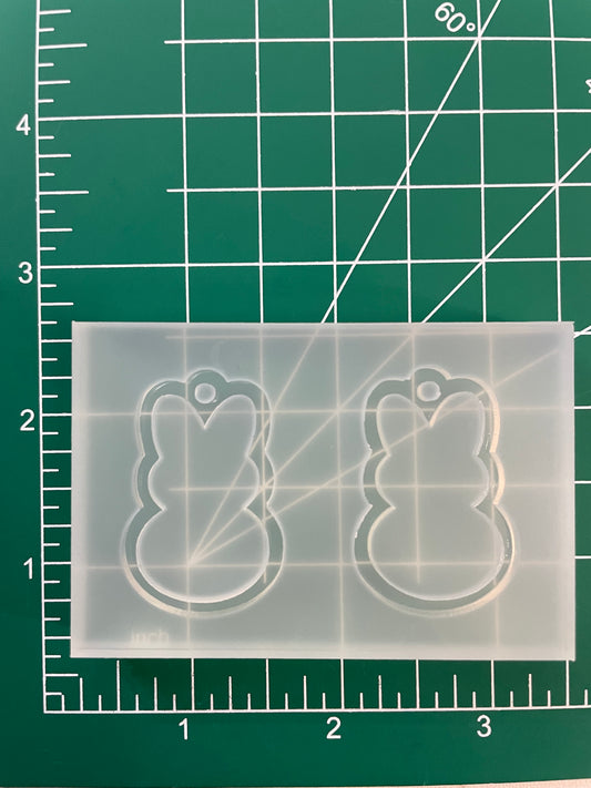 Peep Bezel Earrings Mold