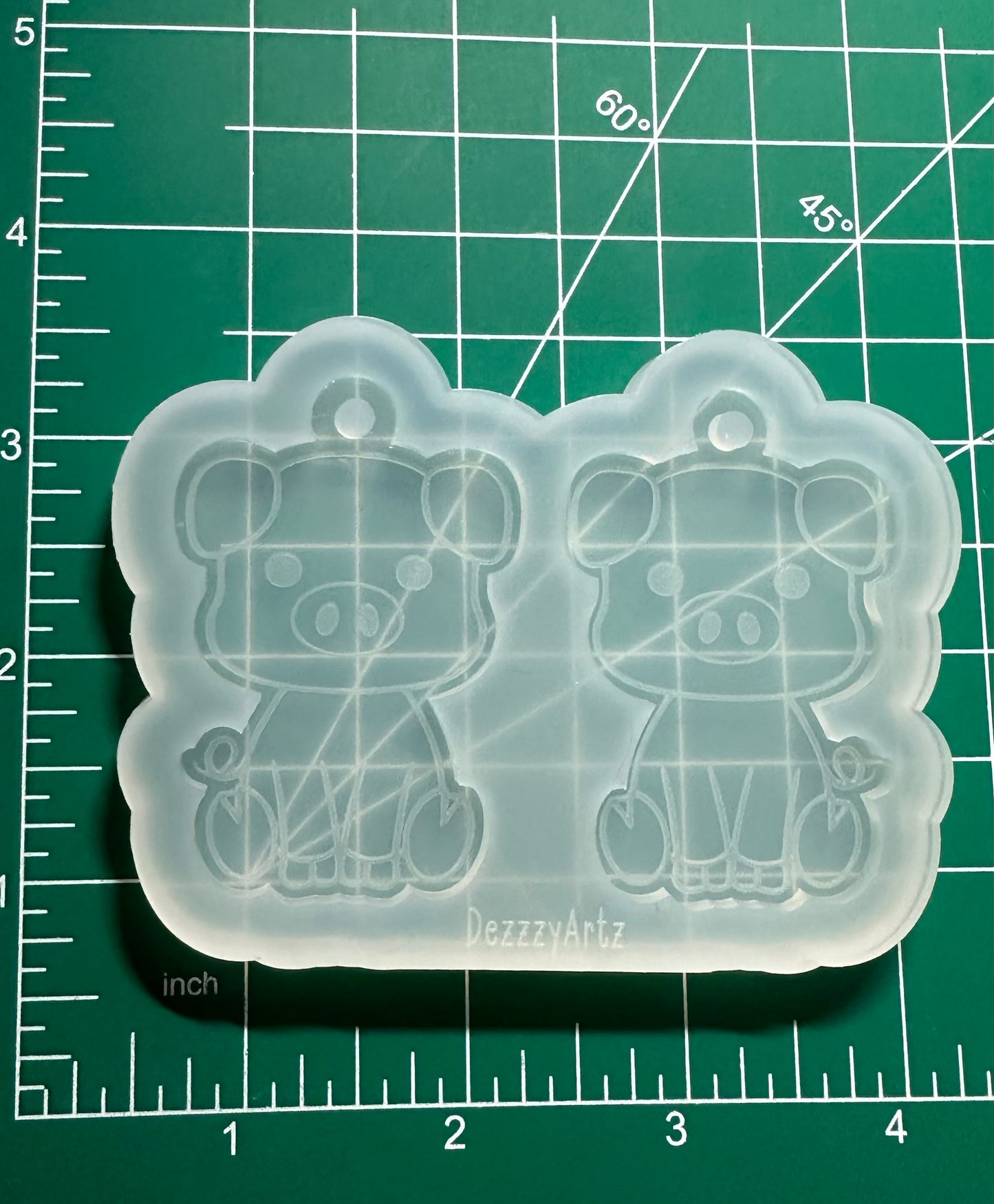 Piggie Earrings Mold