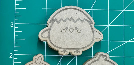 Easter Chick #2 (Shell Hat) Keychain Mold