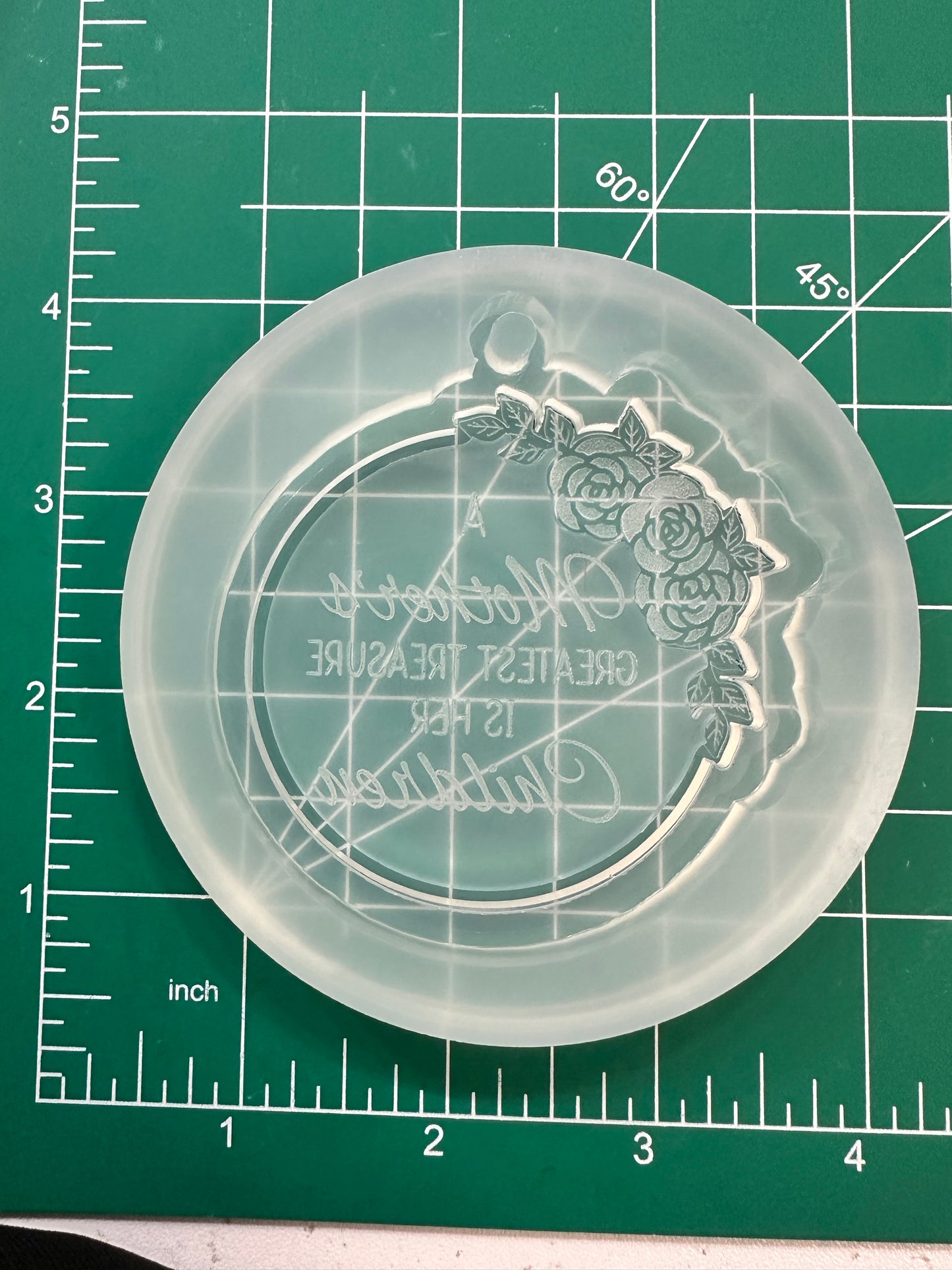 ‘A Mother’s Greatest Treasure is Her Children’ Layered Keychain Mold