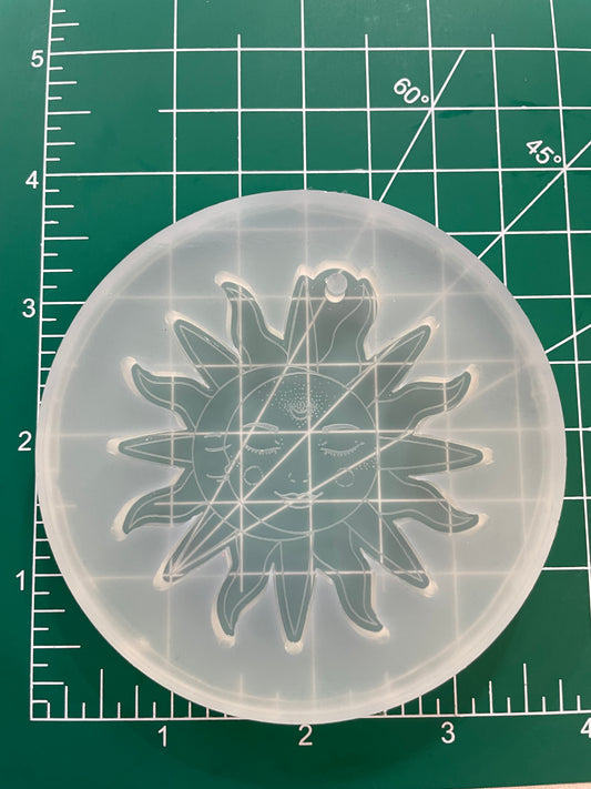Celestial Sun/Moon Keychain Mold