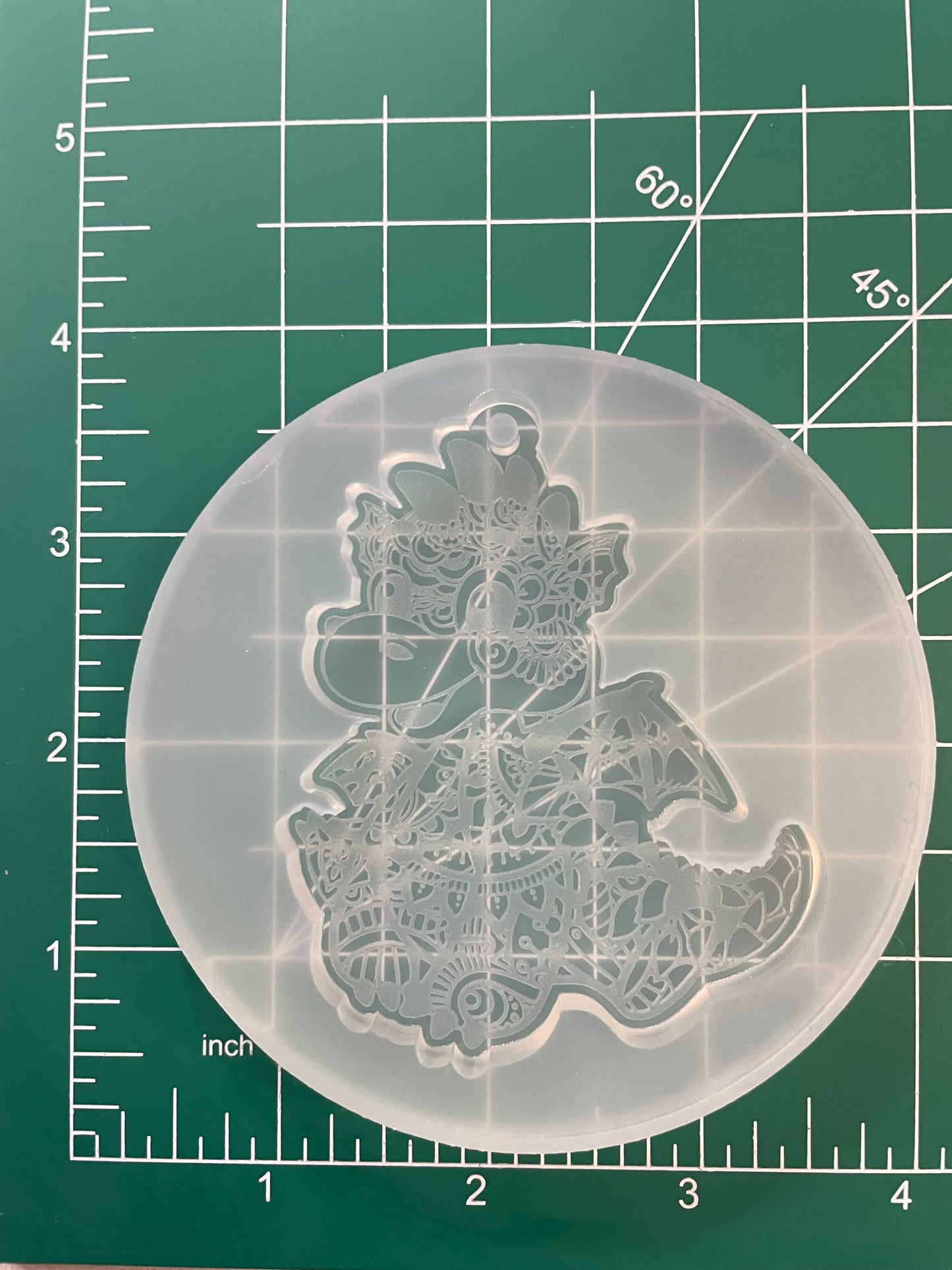 Patterned Cute Dragon Keychain Mold