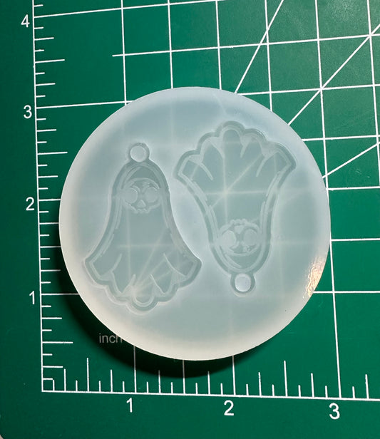 Grim Reaper Ghost Earrings Mold