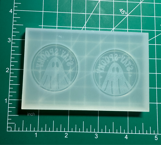 ‘Stay Spooky’ Ghost Earrings Mold