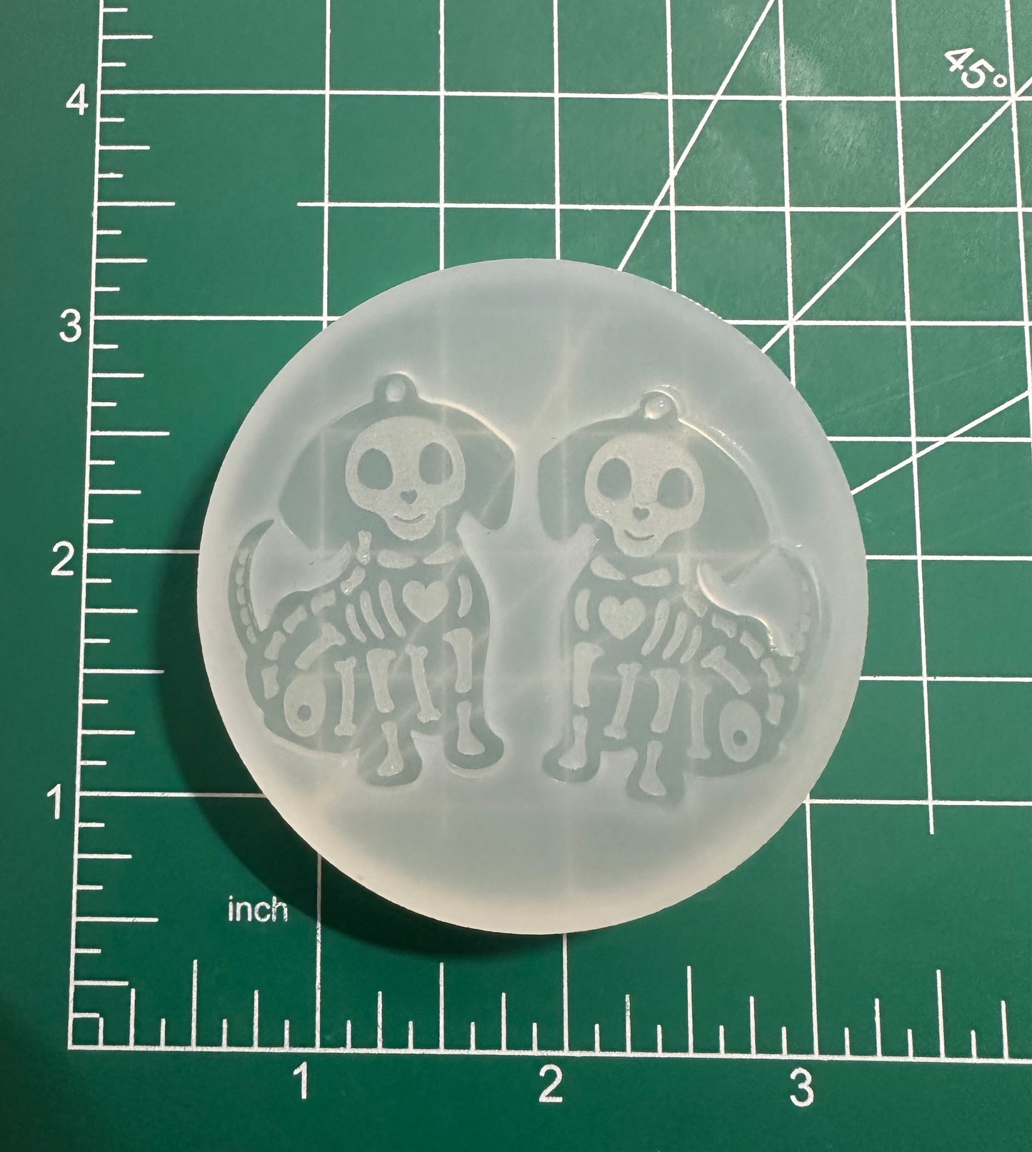 Skelly Puppy Earrings Mold