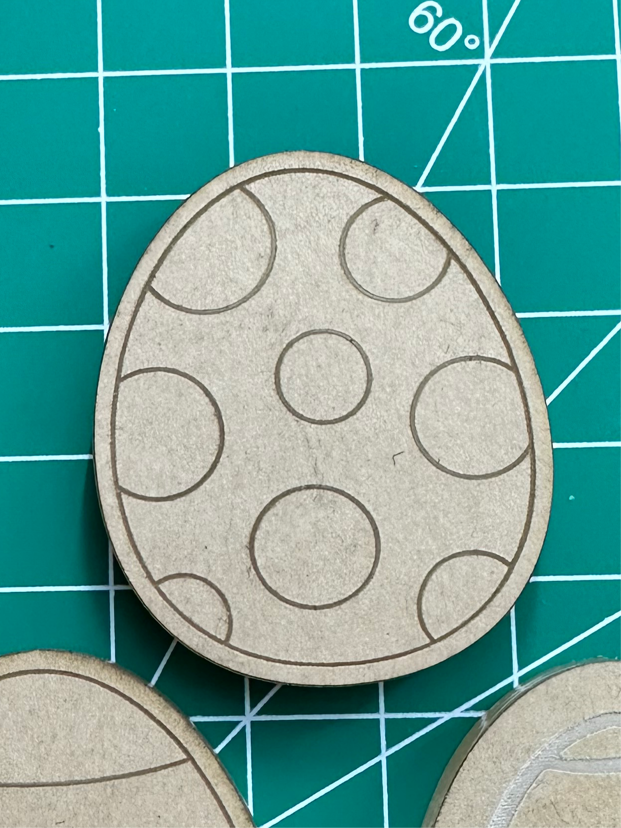 Spotted Easter Egg Keychain Mold