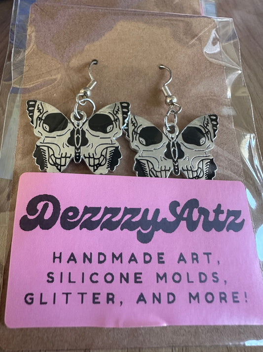 Death Moth Earrings