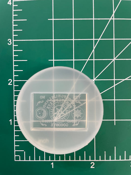 Tiny Oujia Board Pendant Mold