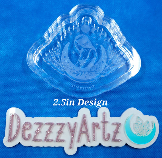 Crescent Moonphase Woman Mold
