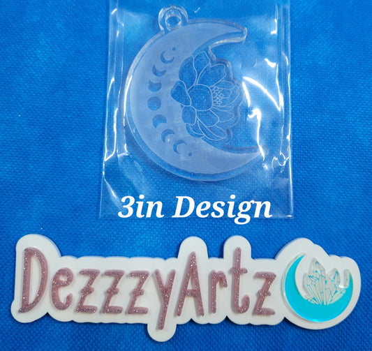 Lotus Crescent Moon Mold