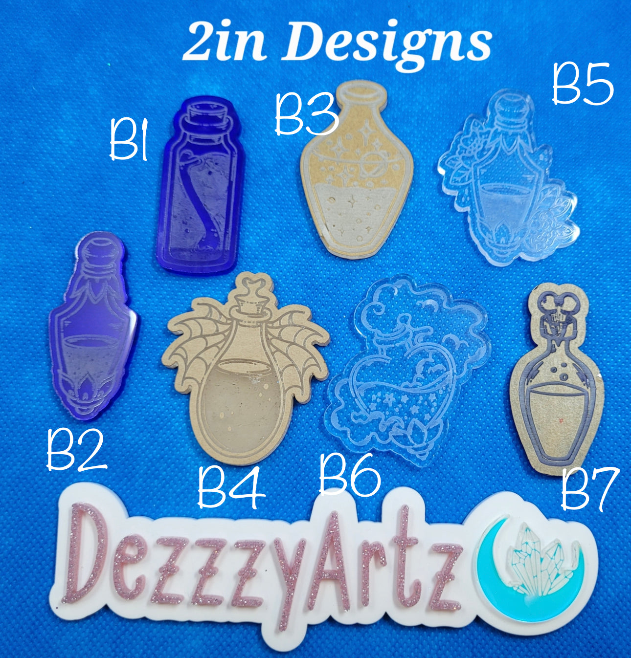 Witchy Potion Bottle Mold