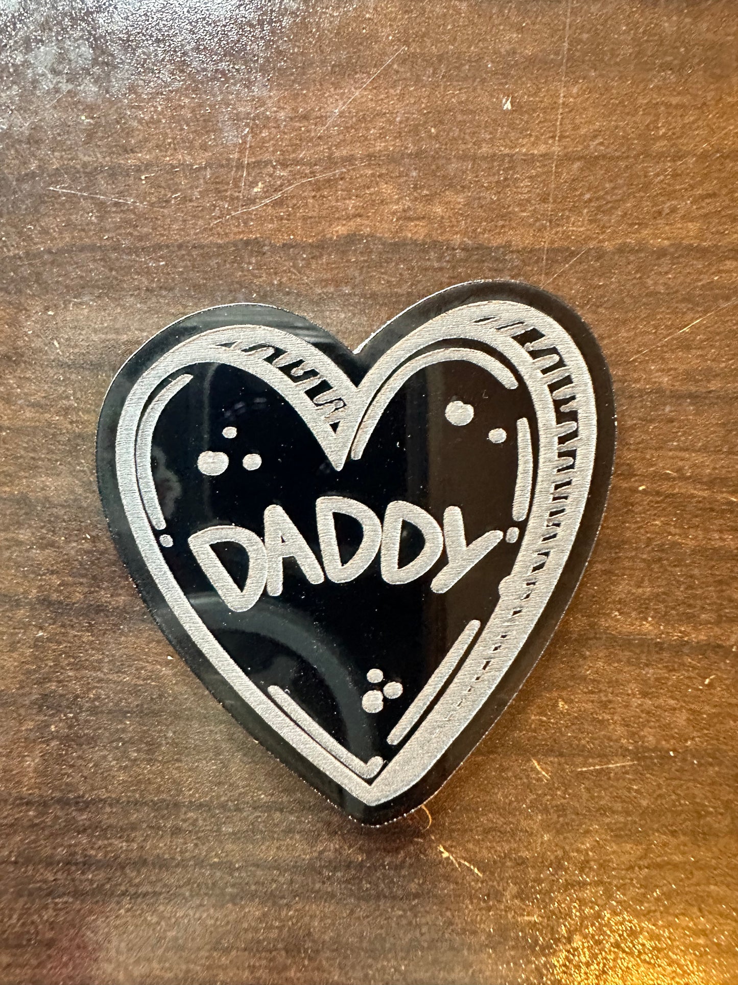 Daddy Heart Mold