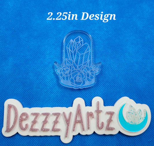Enclosed Floral Crystals Mold