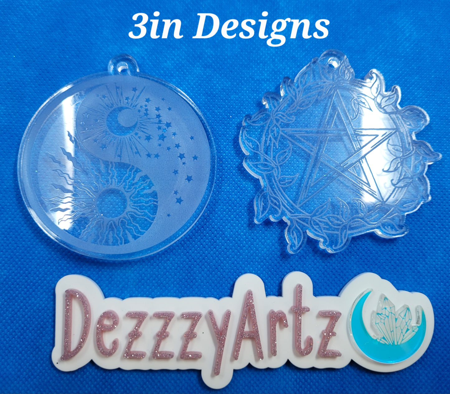 Celestial Ying Yang/ Star Vines Mold