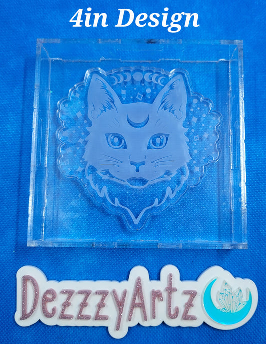 Celestial Moonphase Cat Mold