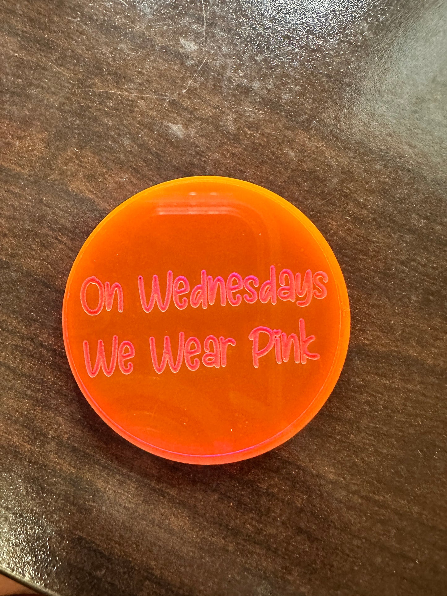 ‘On Wednesdays We Wear Pink’ Phone Grip Silicone Mold