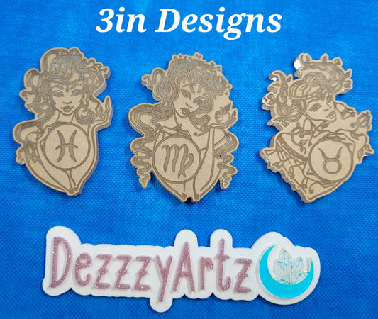 Zodiac Goddess Molds