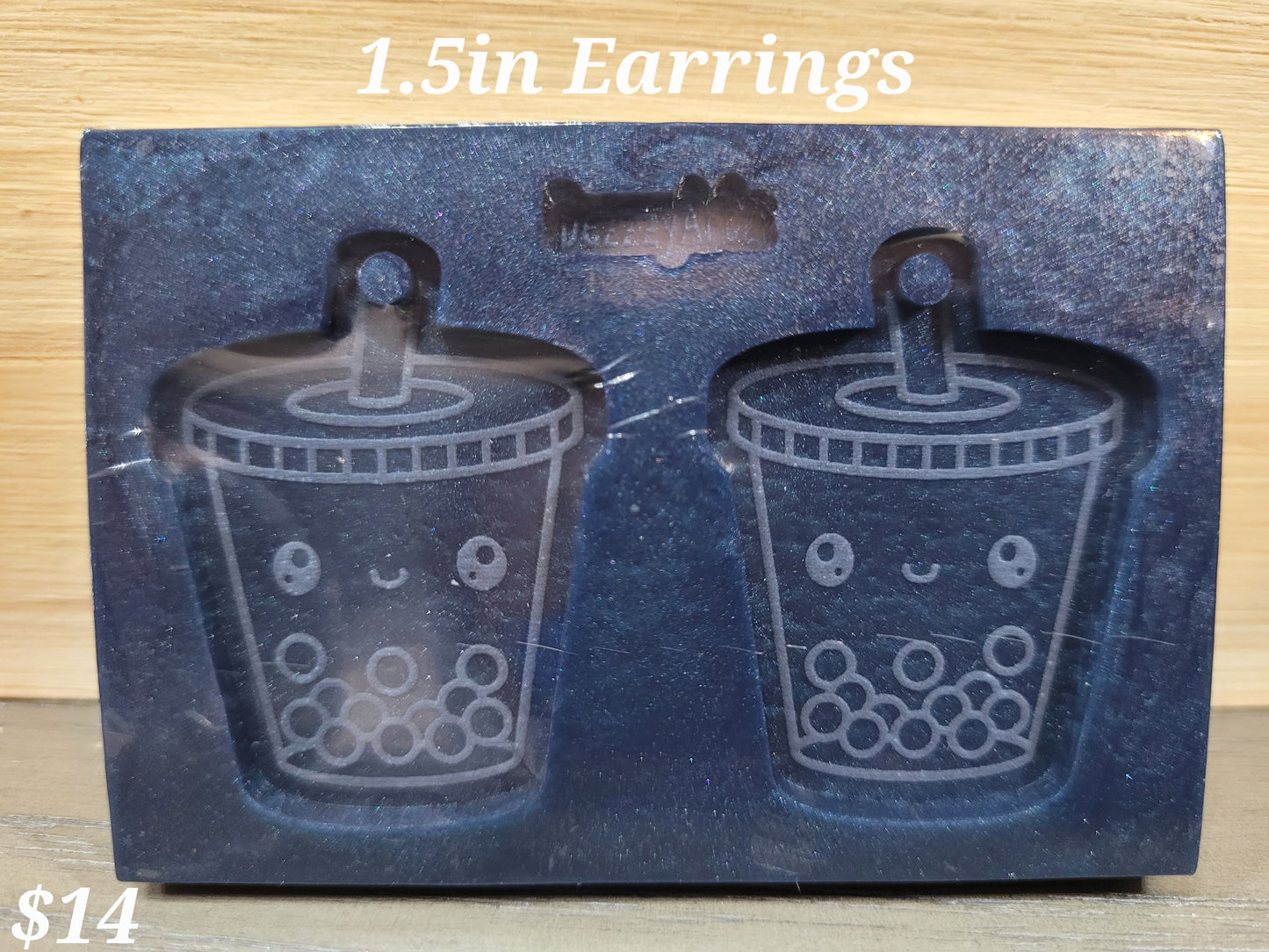 Kawaii Boba Earrings Silicone Mold