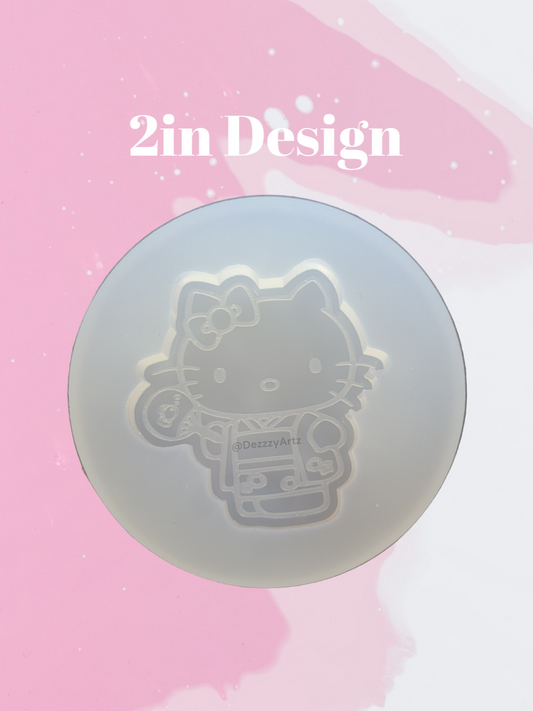 H Kitty Fan Silicone Mold