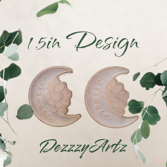 Lotus Crescent Moon Silicone Mold