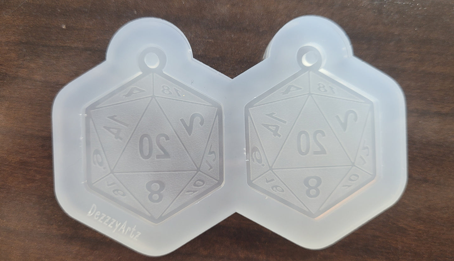 DnD D20 Silicone Mold