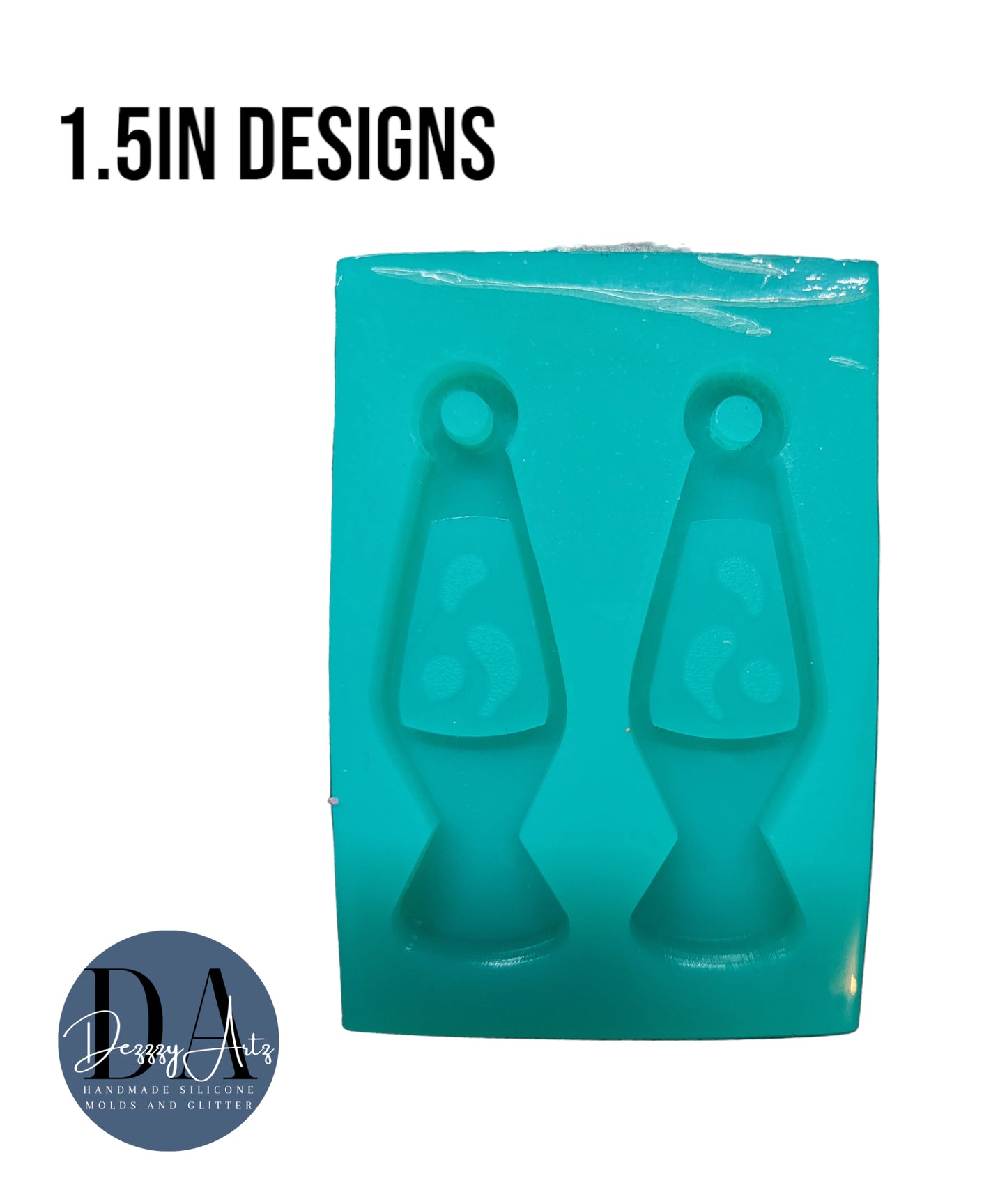 Lava Lamp Shaker Earrings Silicone Mold