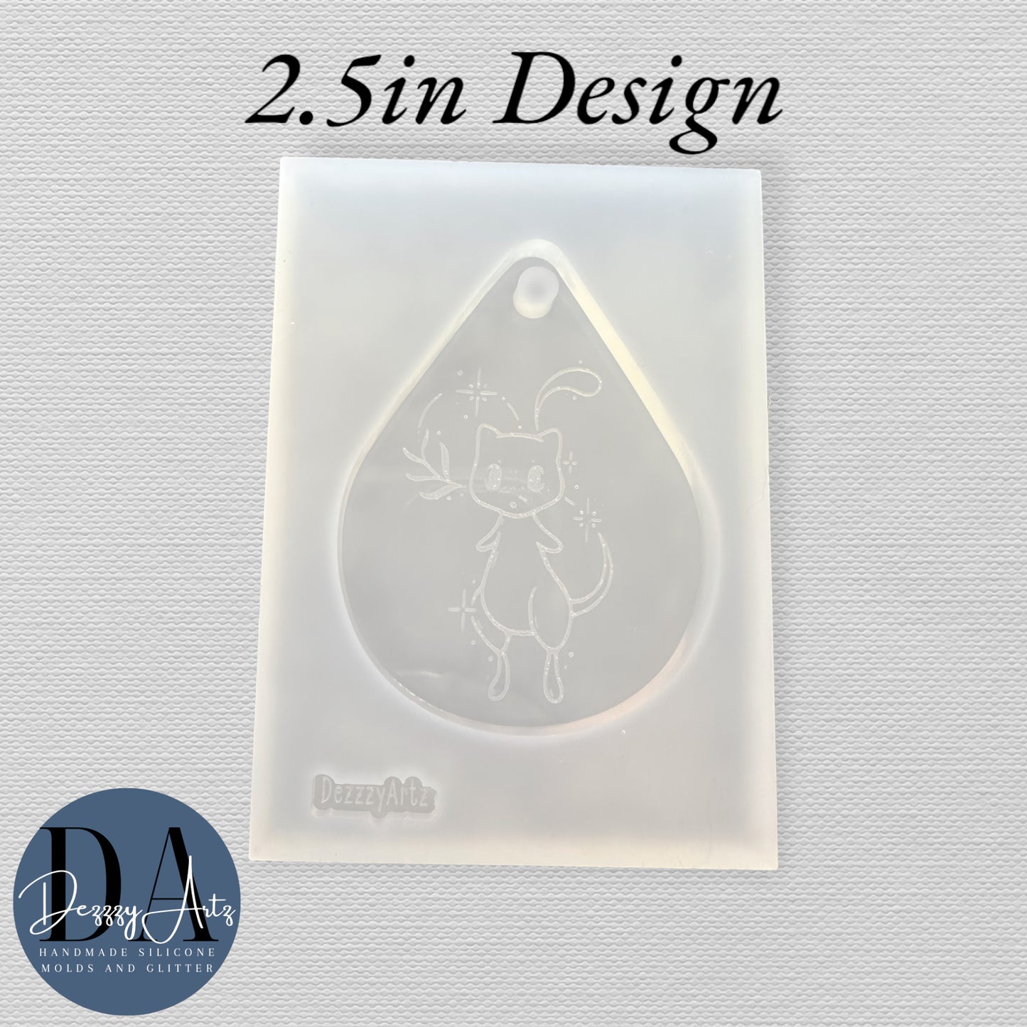 Kawaii Eyed Mew Silicone Mold