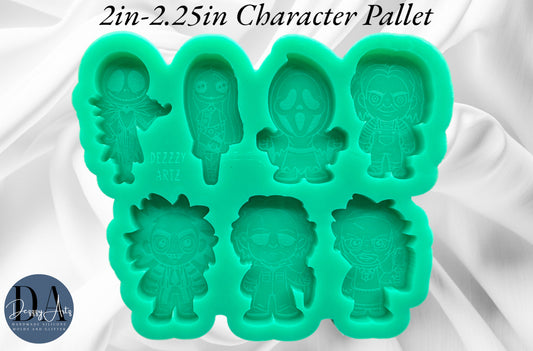 Horror Characters Pallet #1 Silicone Mold