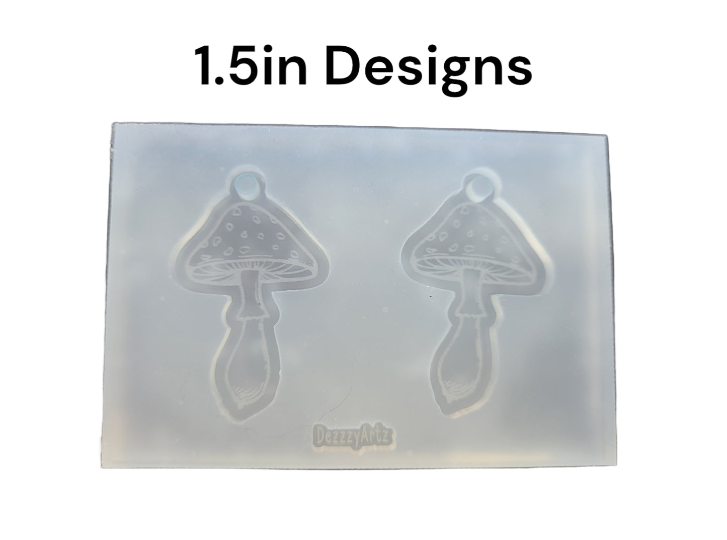 Mystical Mushroom Earrings Silicone Mold