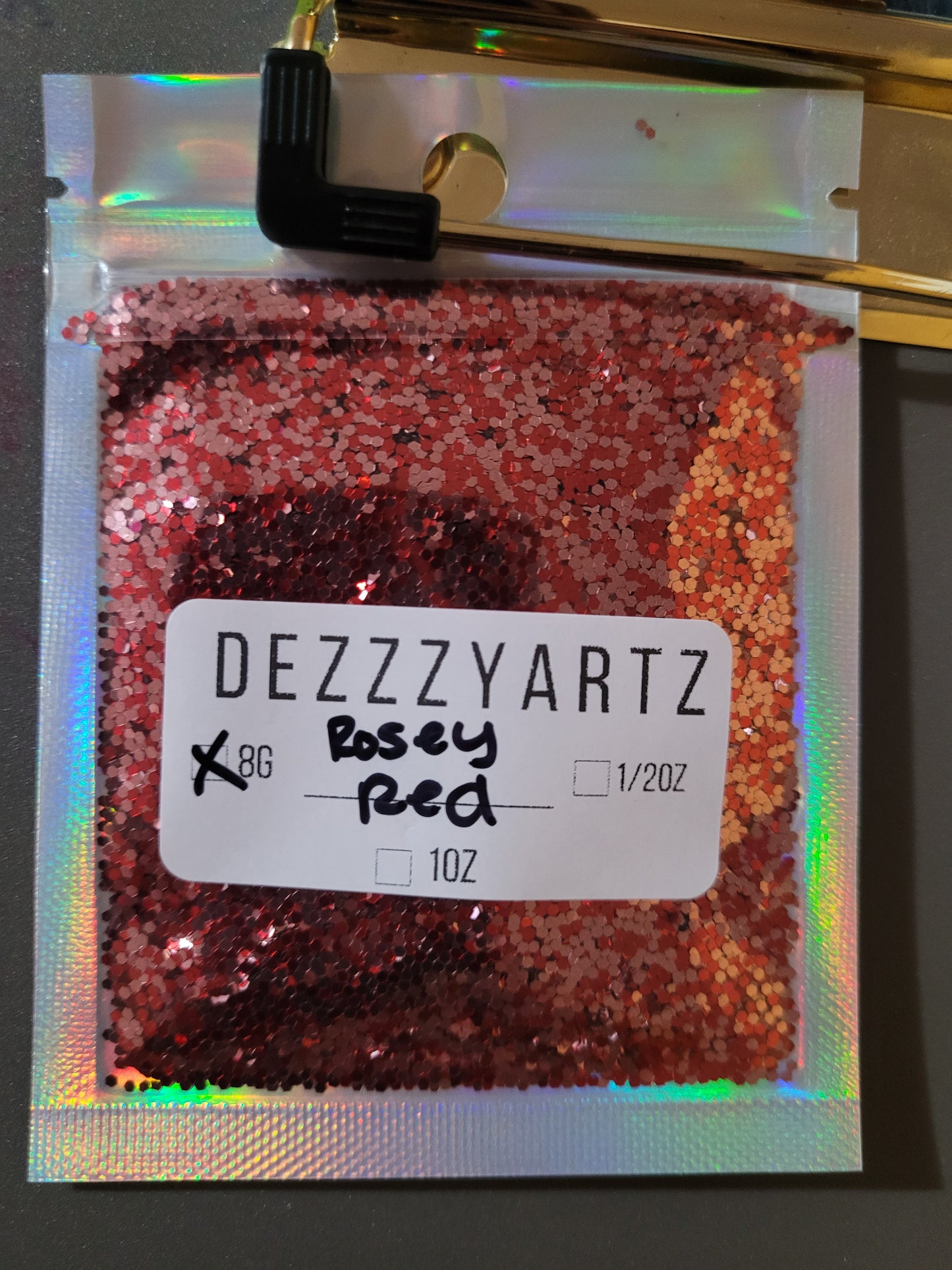 Rosey Red DezzzyArtz Glitter