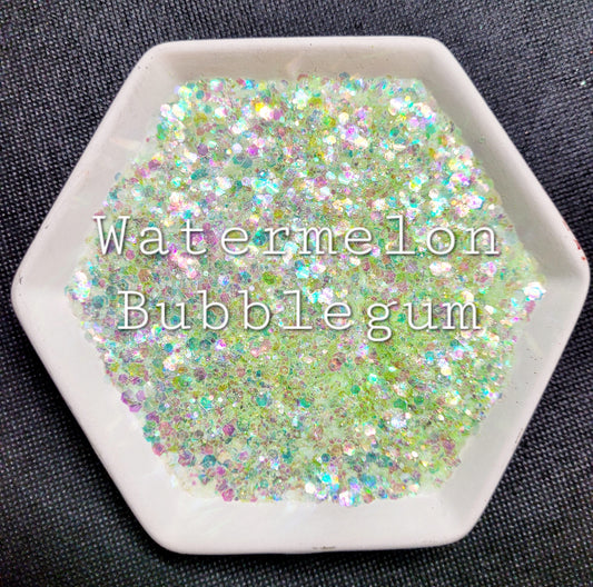 Watermelon Bubblegum DezzzyArtz Glitter