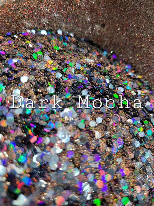 Dark Mocha DezzzyArtz Glitter