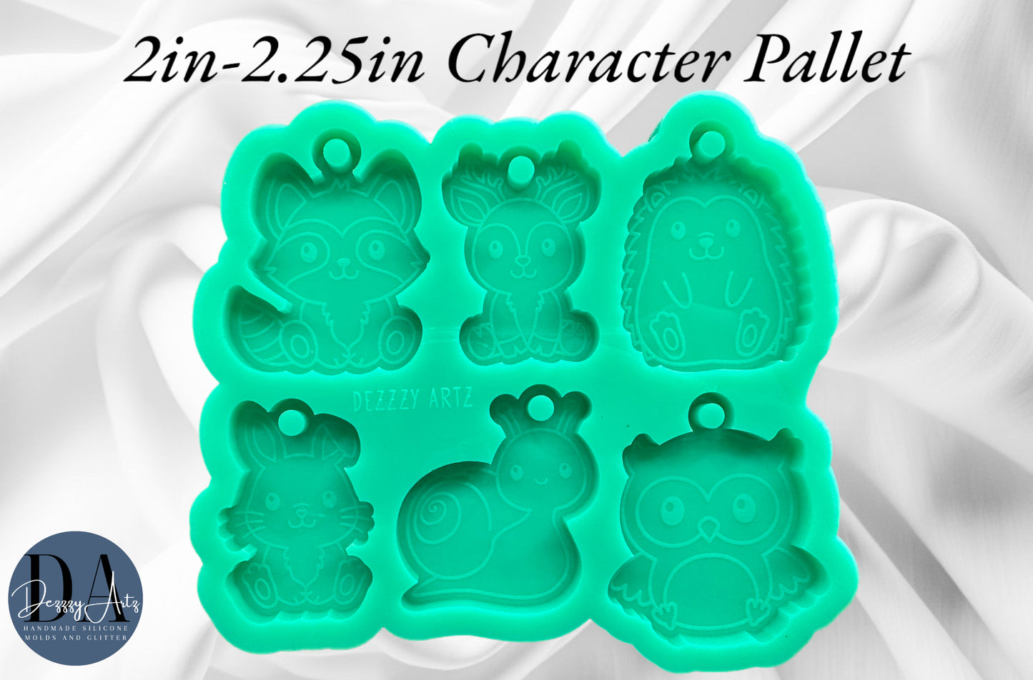 Woodland Creatures Character Pallet #1 Silicone Mold